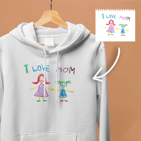 Custom Child Drawing Hoodie