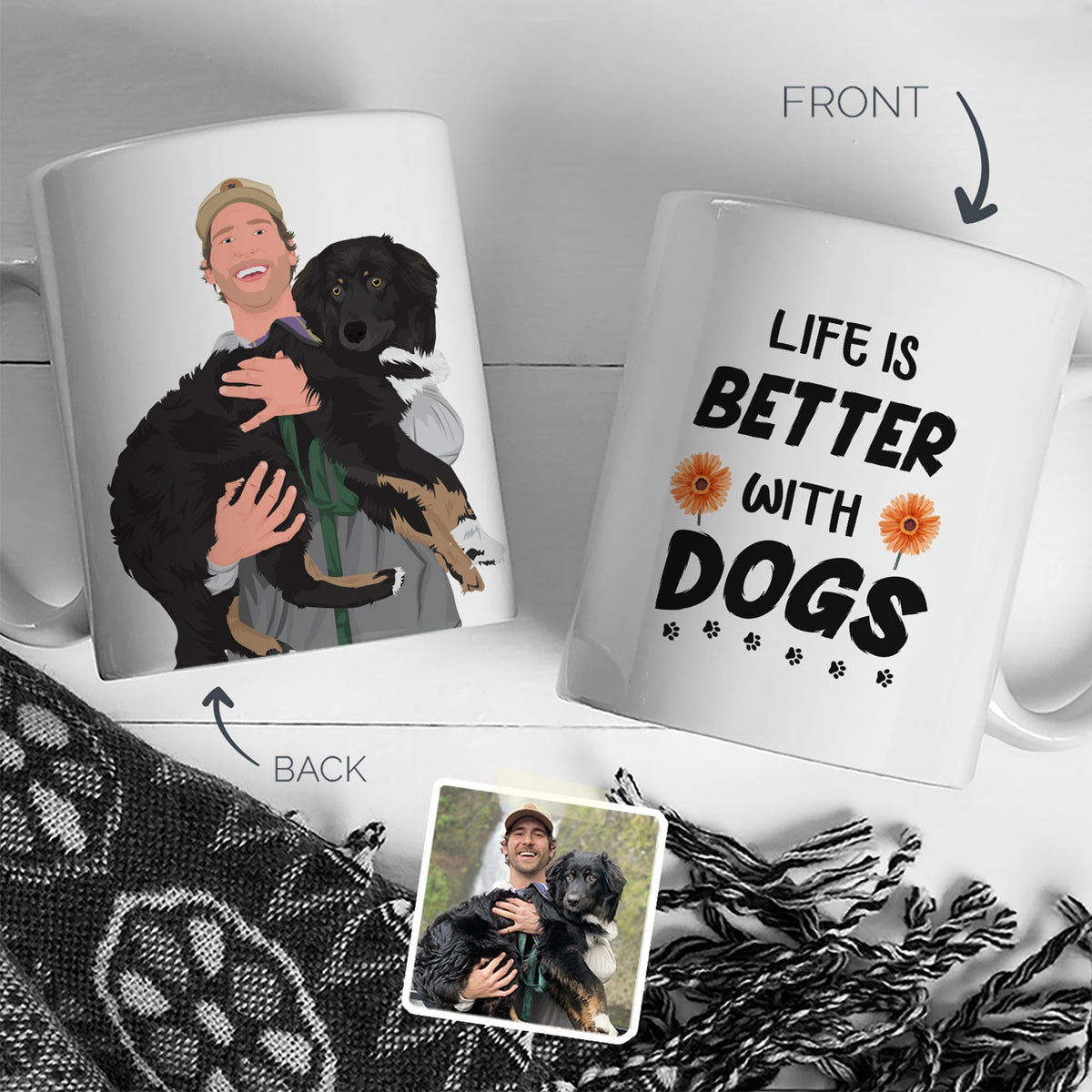 Personalized Dogs Mug