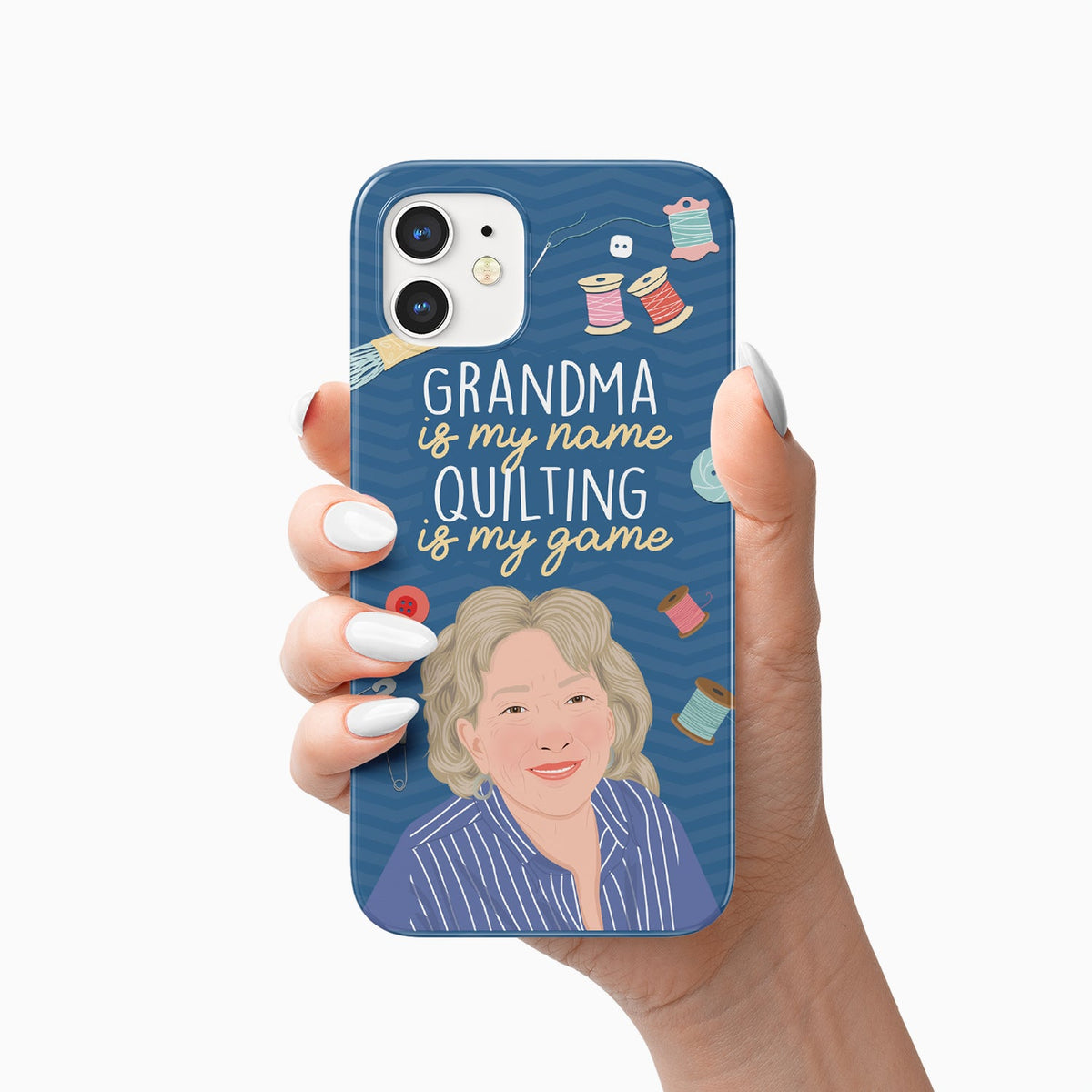 Quilting Grandma Phone Case Personalized