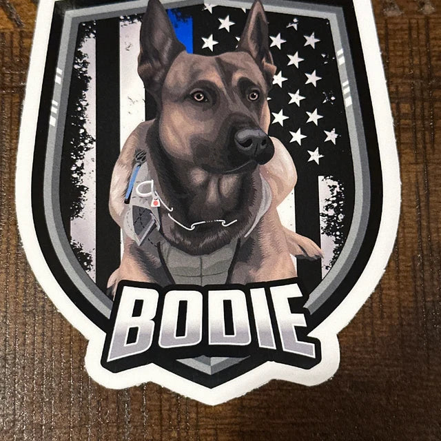 Custom Police K9 Stickers