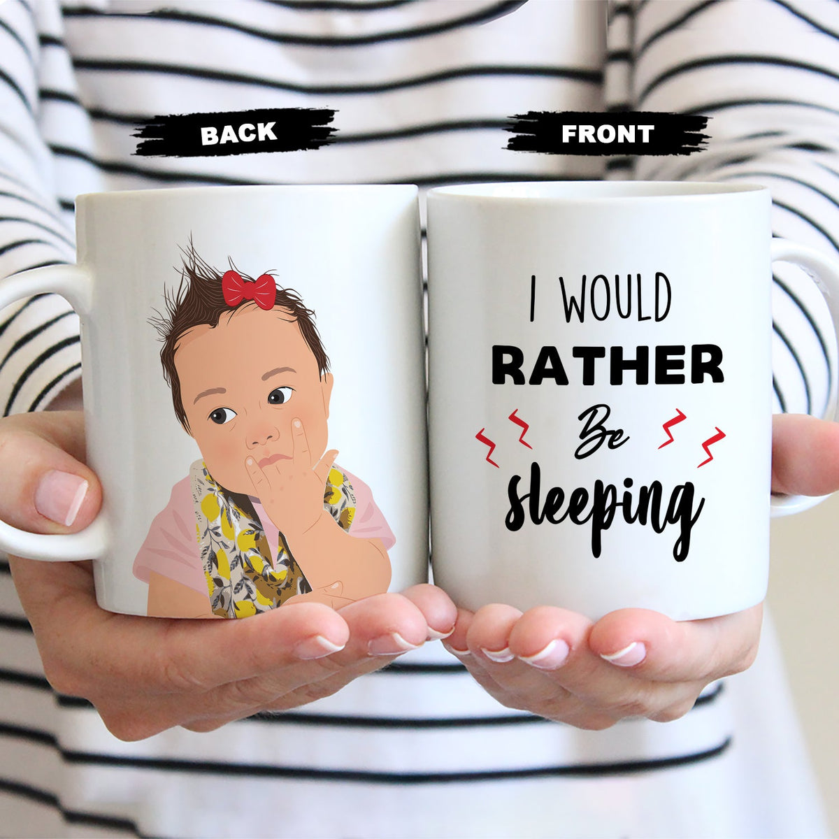 I'd Rather Be Sleeping Mug Personalized