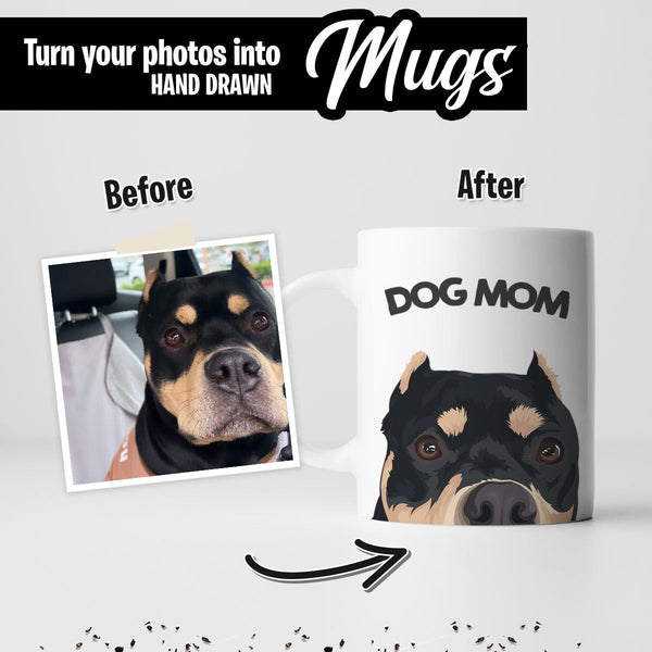 Custom Dog Mom Mug