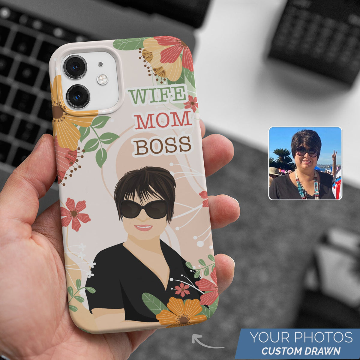 Wife Mom Boss Phone Case Personalized