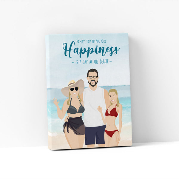 Custom Family Portrait - Beach