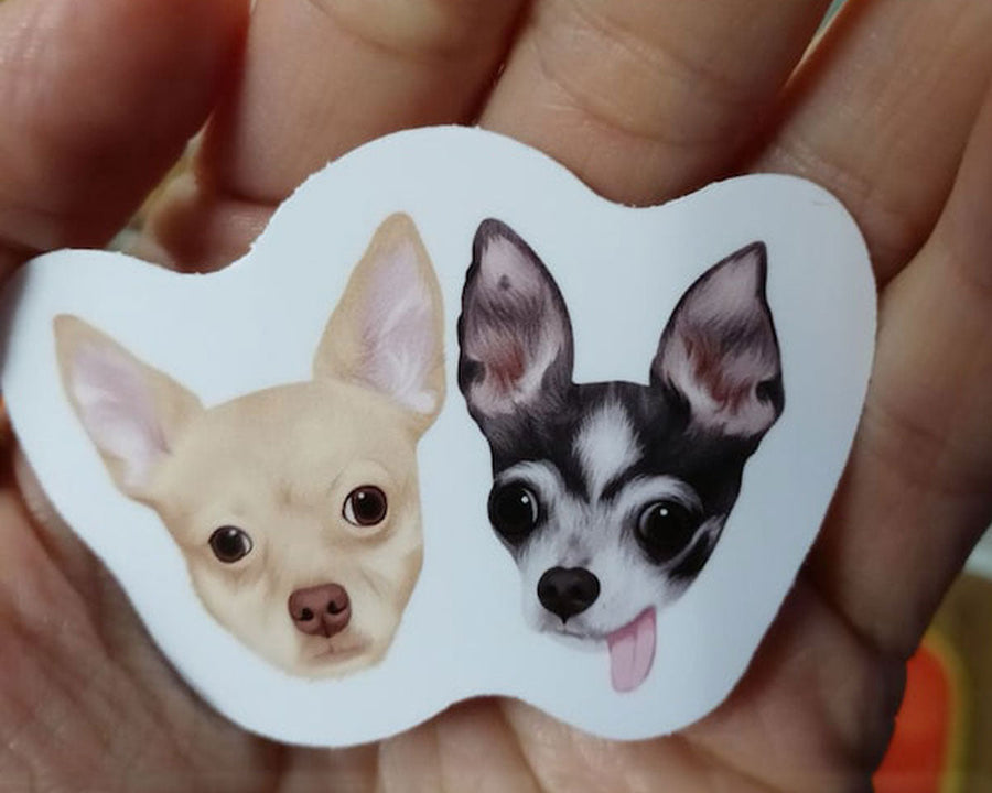 Custom Multiple Dog Stickers