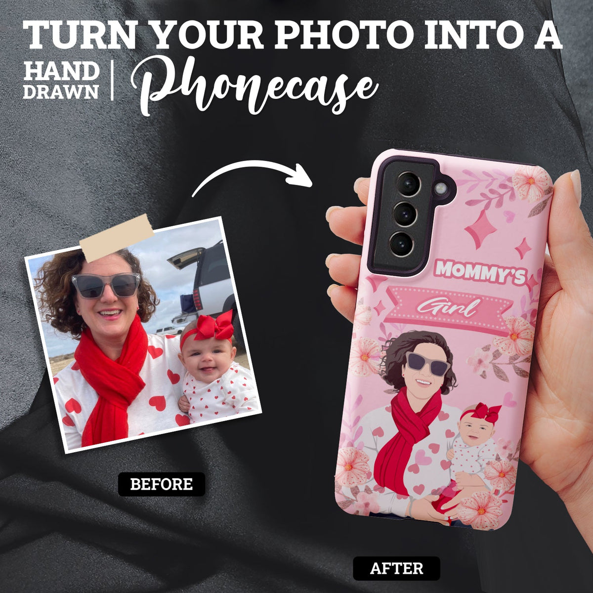 Mommys Girl Phone Case Personalized