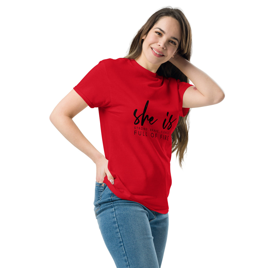 She Is Full Of Fire Classic Tee Regular Fit
