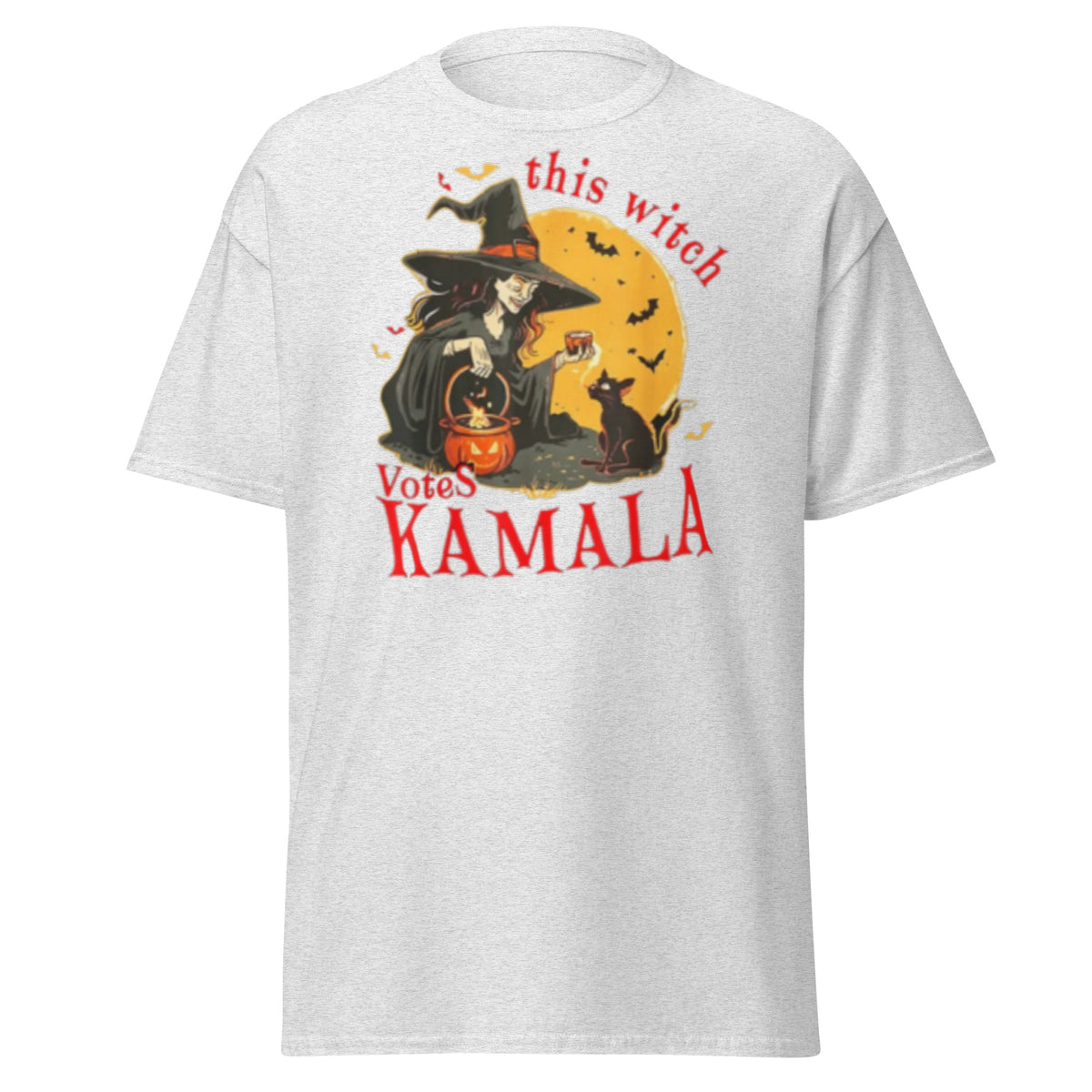 This Witch Votes Kamala Harris Tee, Kamala Harris Halloween T-shirt Classic Shirt.