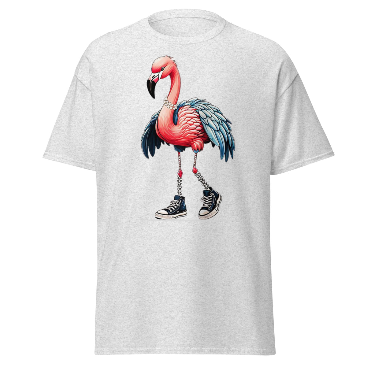 Flamingo Chucks And Pearls Comma La Kamala Harris 2024 Tee - Shirt - Classic T-shirt