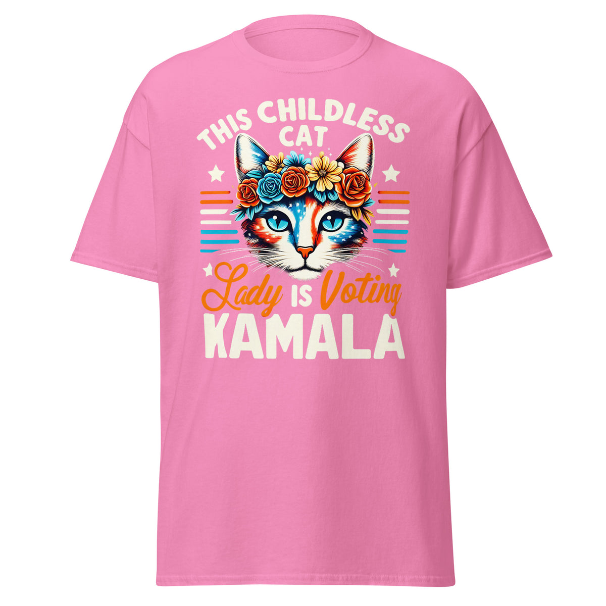 Childless Catlady Is Voting Kamala Harris Tee Kamala Tee - Kamala 2024 Shirt Kamala Rally Women's Classic T-shirt.