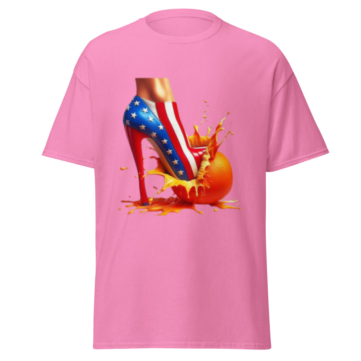 High Heels Crushing Oranges - Kamala Harris Tshirt - Crushing Stubborn Oranges Classic Tee - Kamala 2024 Shirt.