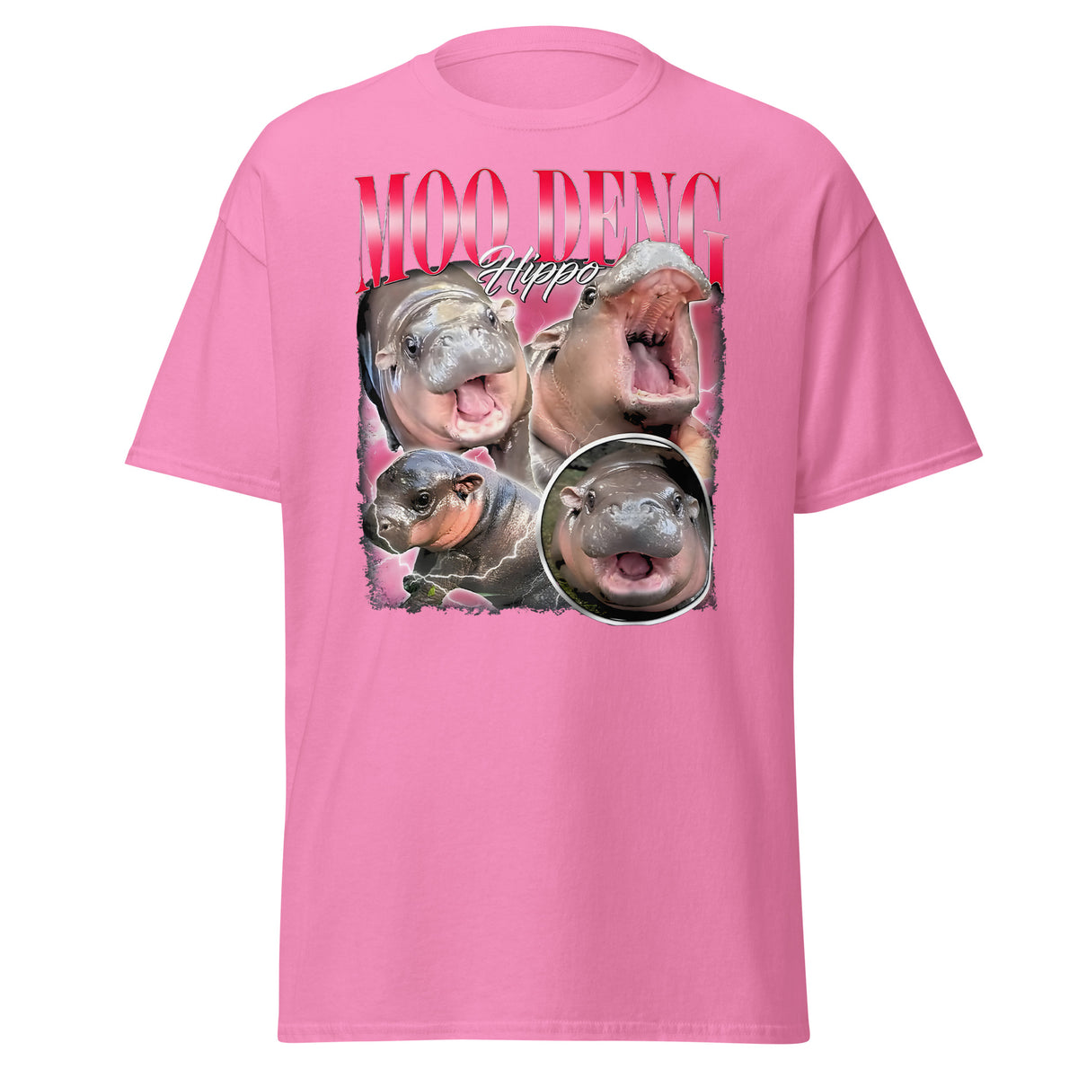 Moo Deng Tshirt - Funny Baby Hippo Moo Deng Funny Moo-deng Deng 2024 Tee Shirt Unisex Classic