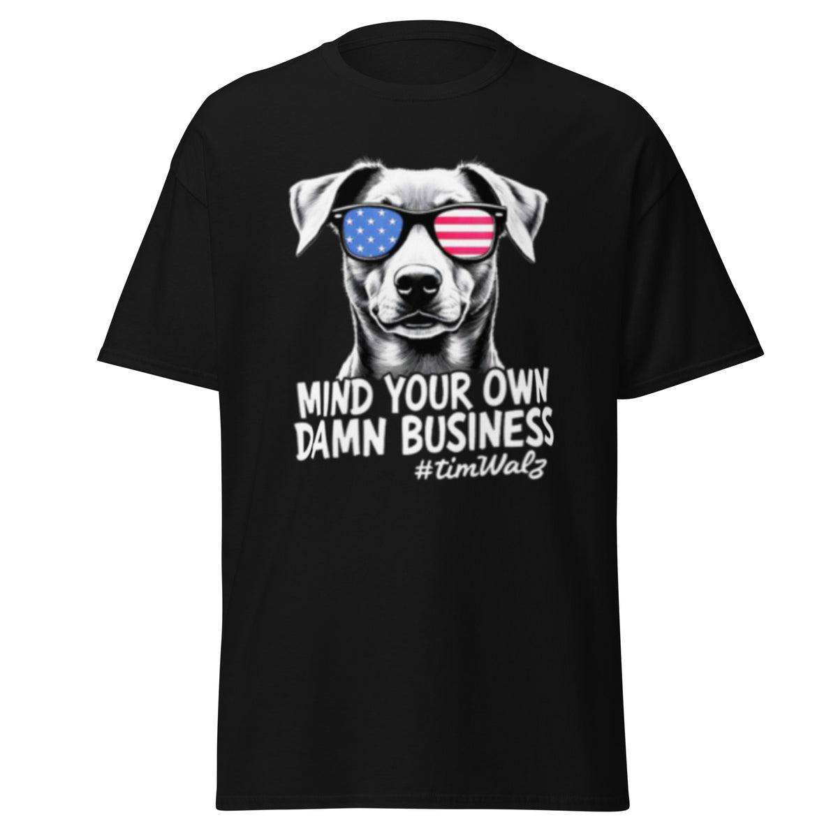 Mind Your Own Damn Business - Kamala Walz Shirt Kamala Harris Tim walz Tshirt 2024 Unisex Classic Tee.