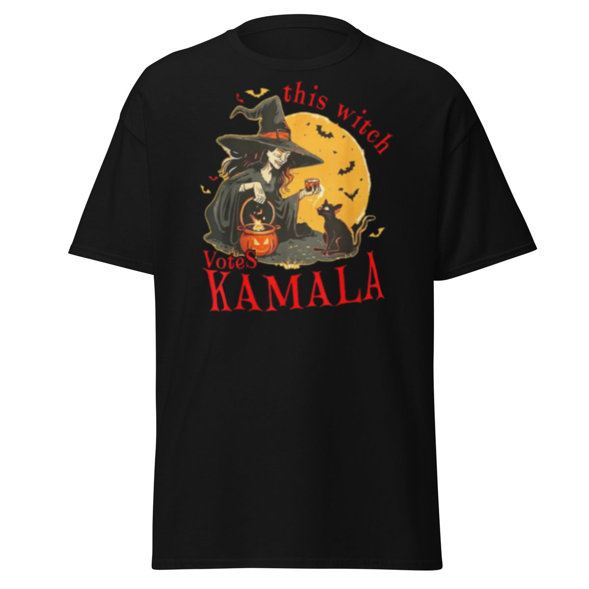 This Witch Votes Kamala Harris Tee, Kamala Harris Halloween T-shirt Classic Shirt.