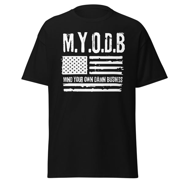 MYODB T-shirt Tim Walz 2024 Mind Your Own Damn Business Tee - Classic.