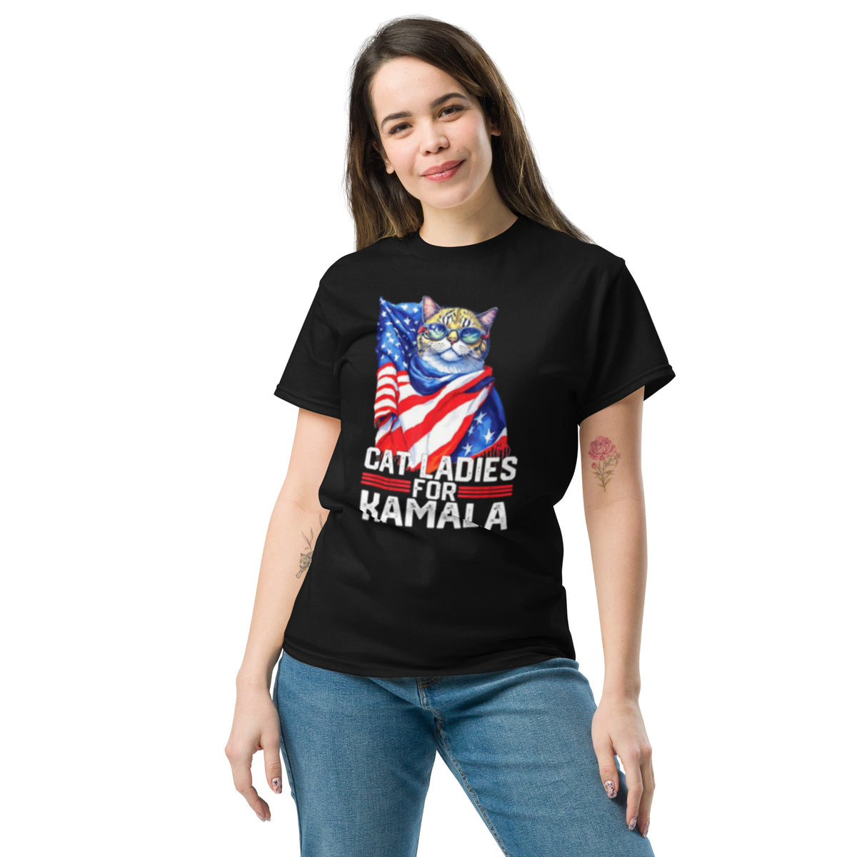 Catladies For Kamala Harris Shirt - KAMALA Harris Tee - Catlady For Kamala Tshirt Classic