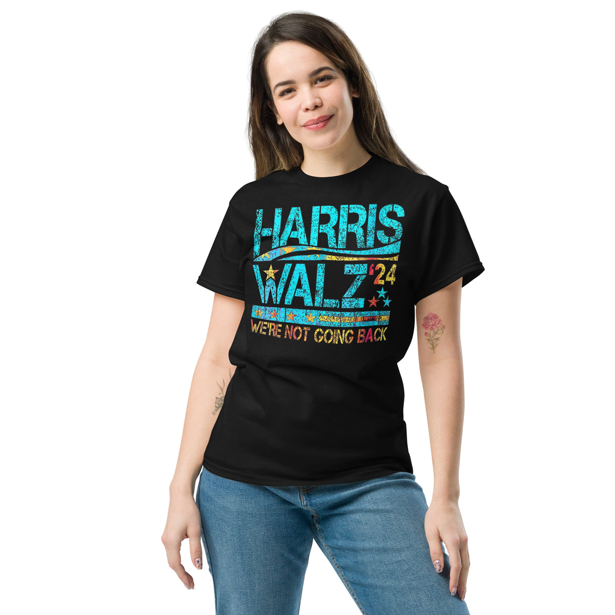 Harris Walz 2024 - We Are Not Going Back - Kamala Harris Tee - Kamala Harris Tim Walz Shirt Unisex classic tee