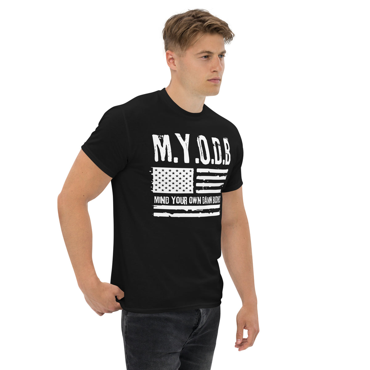 MYODB T-shirt Tim Walz 2024 Mind Your Own Damn Business Tee - Classic.