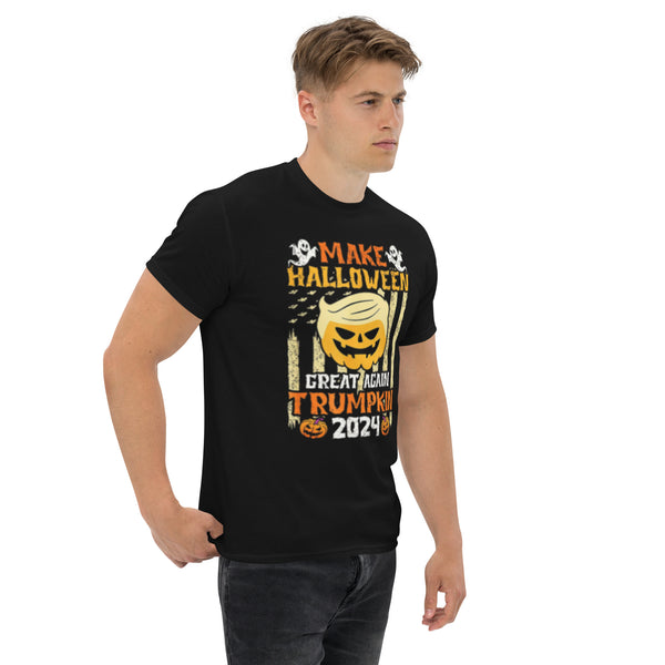 Make Halloween Great Again - Trumpkin 2024 Tee - Trump Halloween Tshirt -Unisex Classic Tee