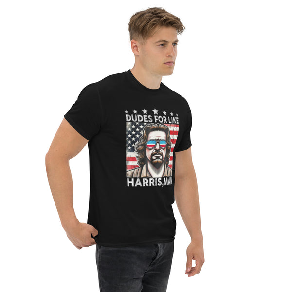 Dudes For Like Harris Man - Kamala Tee - White Dudes For Kamala Harris Tshirt - Kamala 2024