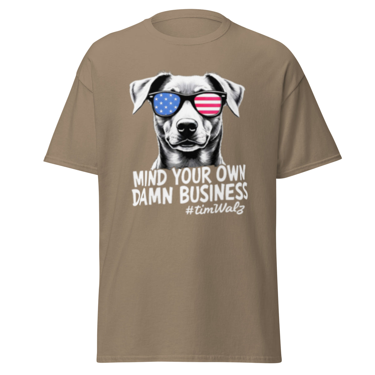 Mind Your Own Damn Business - Kamala Walz Shirt Kamala Harris Tim walz Tshirt 2024 Unisex Classic Tee.