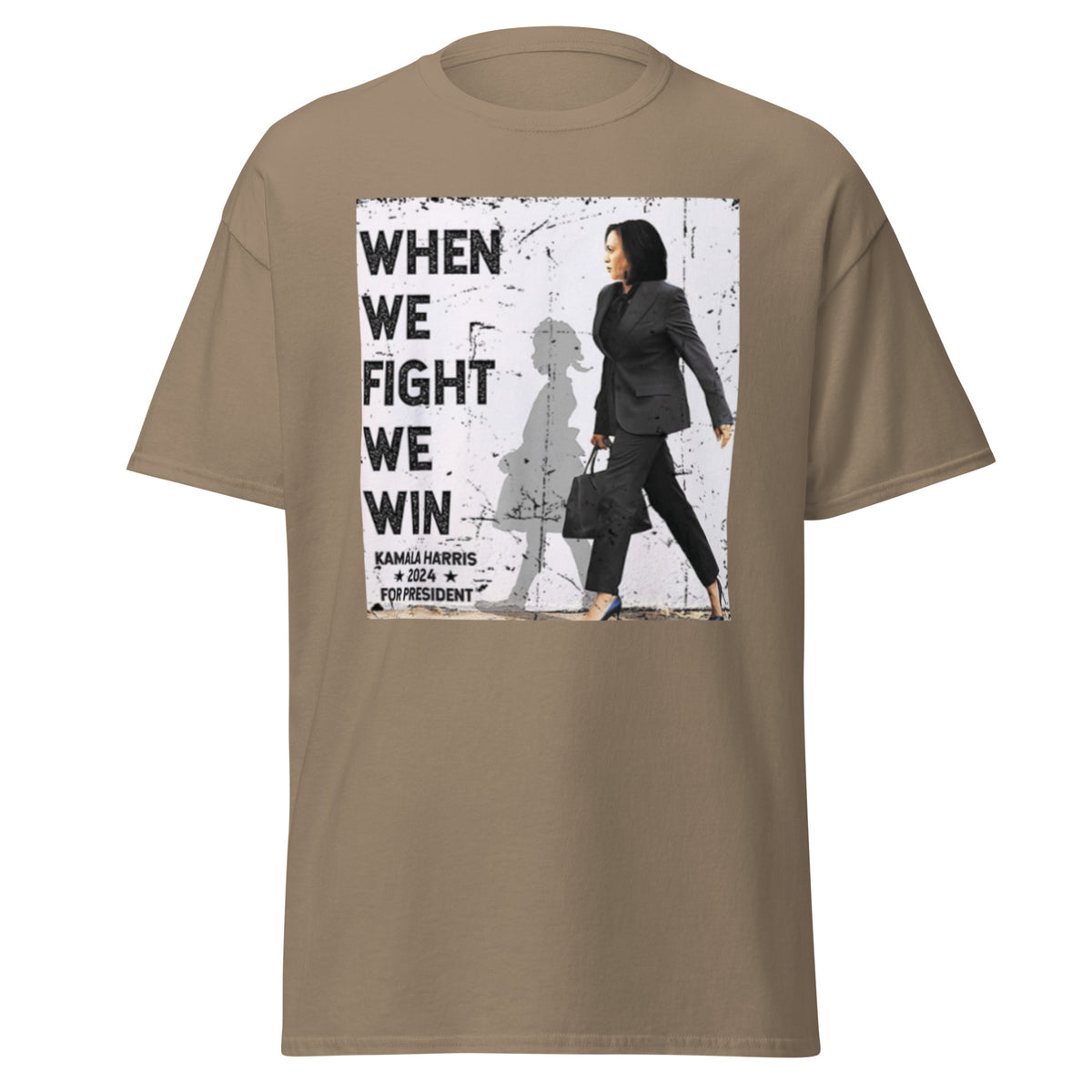 When We Fight We Win Harris 47 Tee, Harris Walz 2024 T-shirt Kamala Harris For President 2024 Shirt Classic