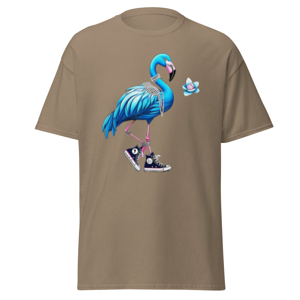 Retro Flamingo Chucks And Pearls Tee Comma-La Kamala Harris 2024 Classic T-shirt.