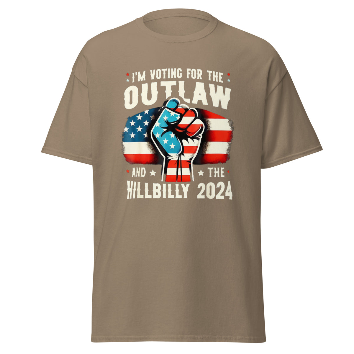 I Am Voting For Outlaw And Hillbilly 2024 - Hillbilly Tee - Kamala Harris Tee - Trump 2024 - Kamala Trump Debate Election Unisex Classic Tee