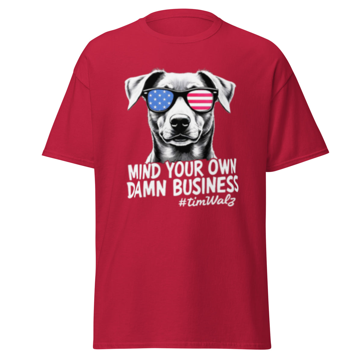 Mind Your Own Damn Business - Kamala Walz Shirt Kamala Harris Tim walz Tshirt 2024 Unisex Classic Tee.