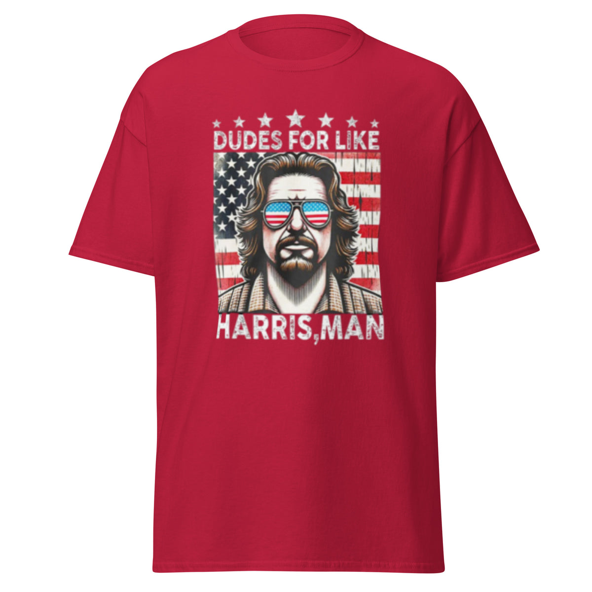 Dudes For Like Harris Man - Kamala Tee - White Dudes For Kamala Harris Tshirt - Kamala 2024