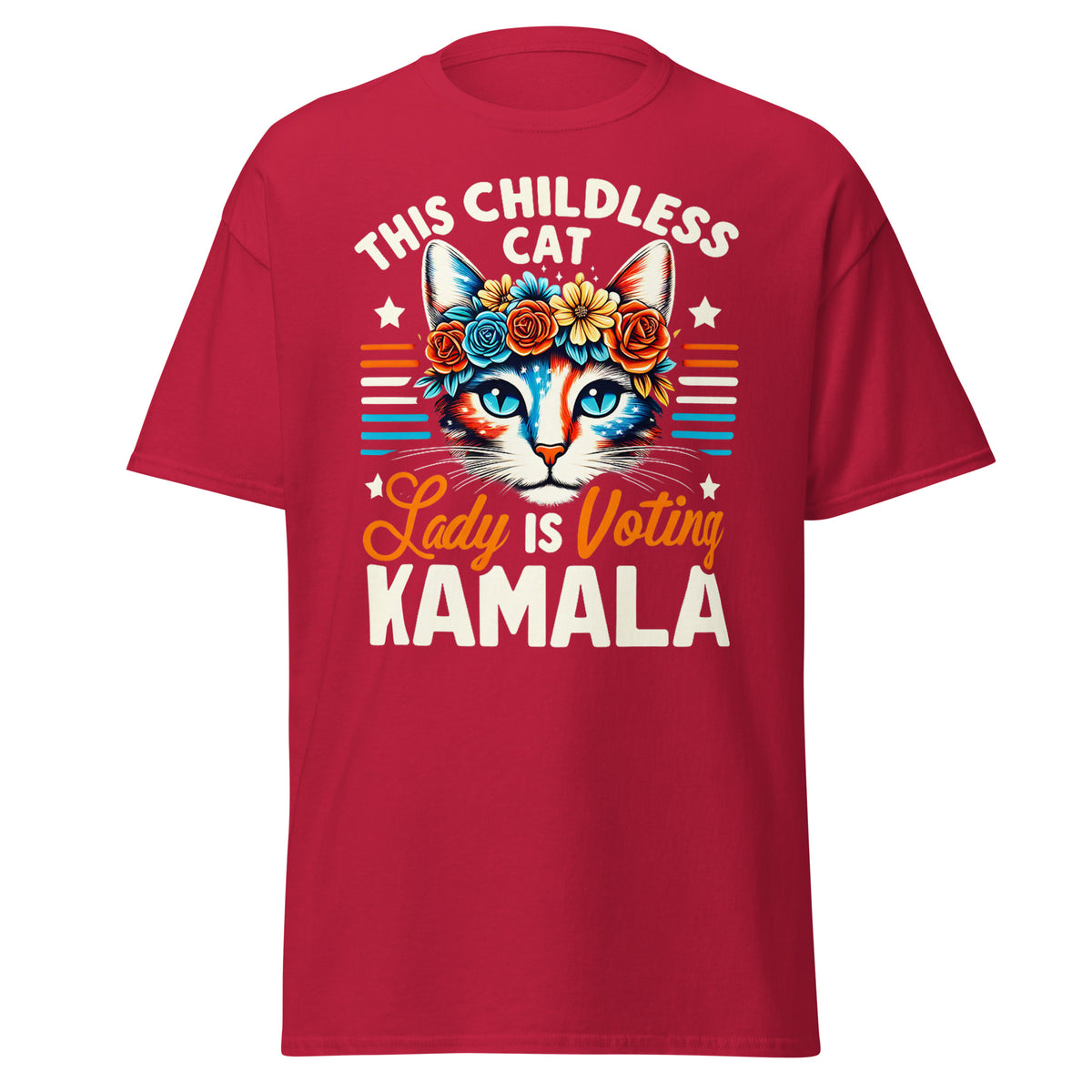 Childless Catlady Is Voting Kamala Harris Tee Kamala Tee - Kamala 2024 Shirt Kamala Rally Women's Classic T-shirt.