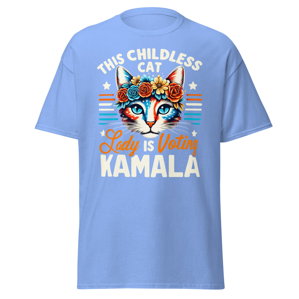 Childless Catlady Is Voting Kamala Harris Tee Kamala Tee - Kamala 2024 Shirt Kamala Rally Women's Classic T-shirt.