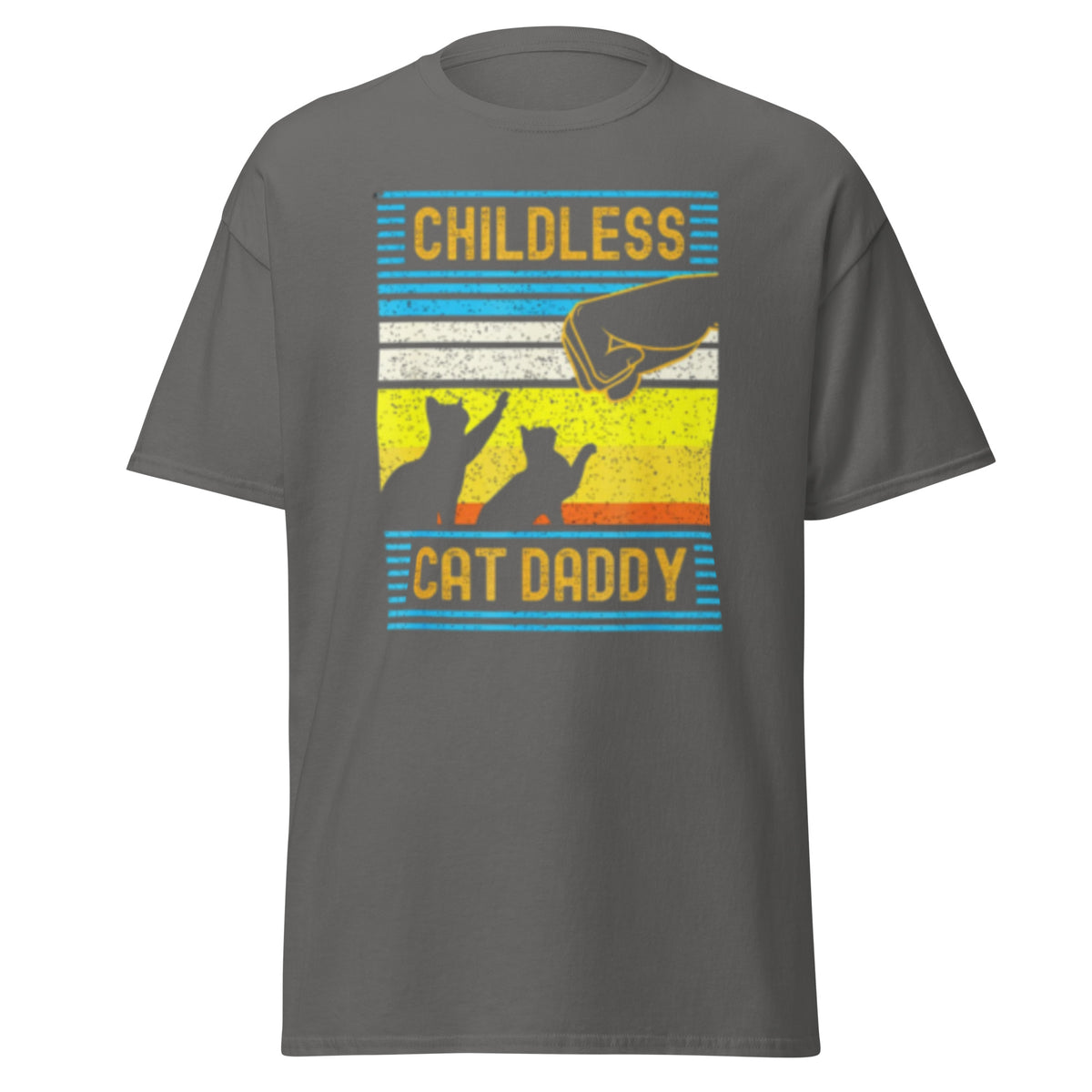 Childless Cat Daddy Kamala Harris Tee Shirt - Kamala, Trump, Walz USA Election T-shirt - Cat daddy With Kamala Harris Walz Unisex Classic