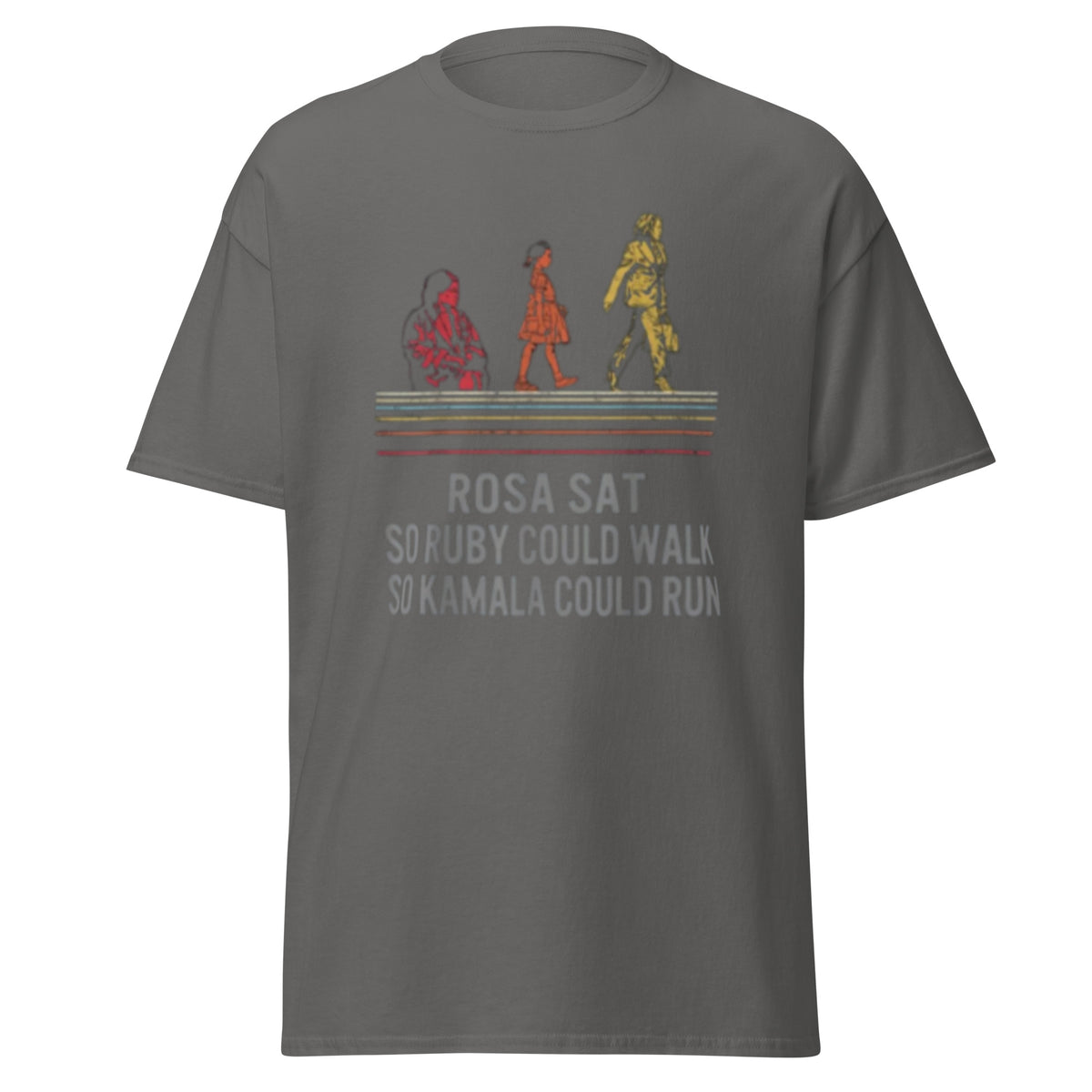 Kamala Harris 2024 Tshirt - Rosa Sat, So Ruby Could Walk, So Kamala Could Run Unisex Classic Tee