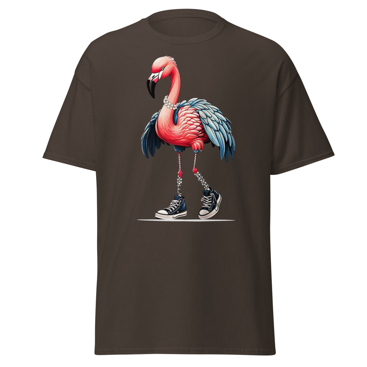 Flamingo Chucks And Pearls Comma La Kamala Harris 2024 Tee - Shirt - Classic T-shirt