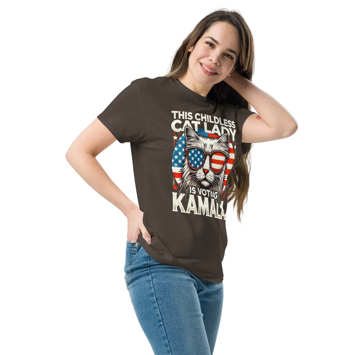 Childless Catlady Kamala Harris Tee - Kamala Tee - Kamala 2024 Election Tshirt - Kamala Harris Shirt - Kamala Merch Classic Tee