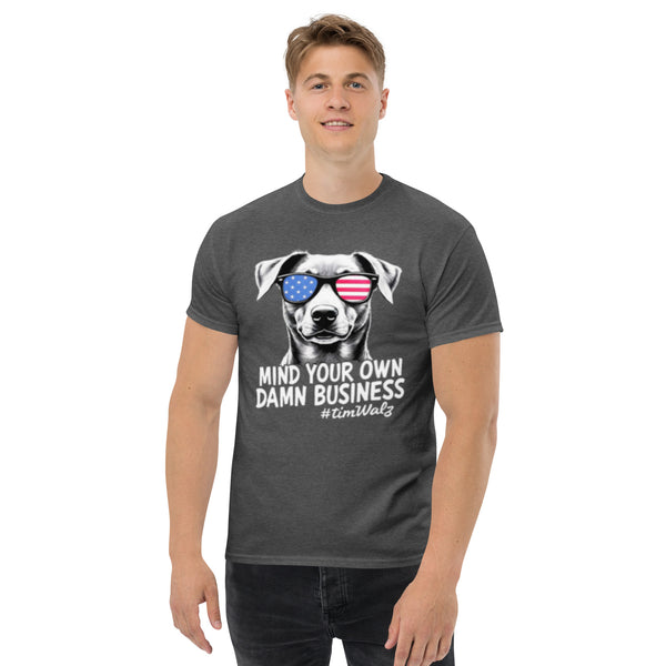 Mind Your Own Damn Business - Kamala Walz Shirt Kamala Harris Tim walz Tshirt 2024 Unisex Classic Tee.