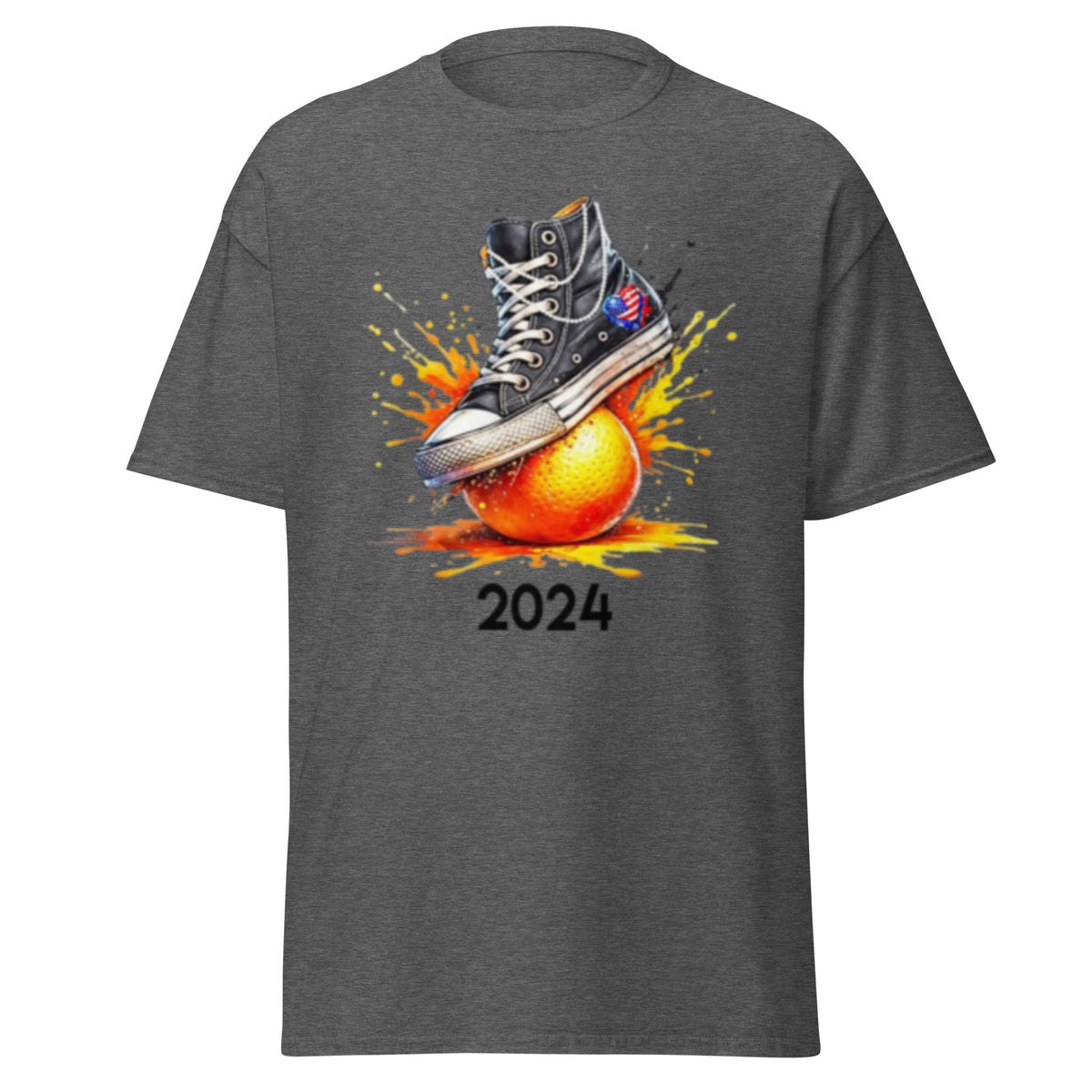 Sneakers And Pearls Smashing An Orange - Crushing Oranges Kamala 2024 Tshirt Unisex Classic Kamala Harris Tee.