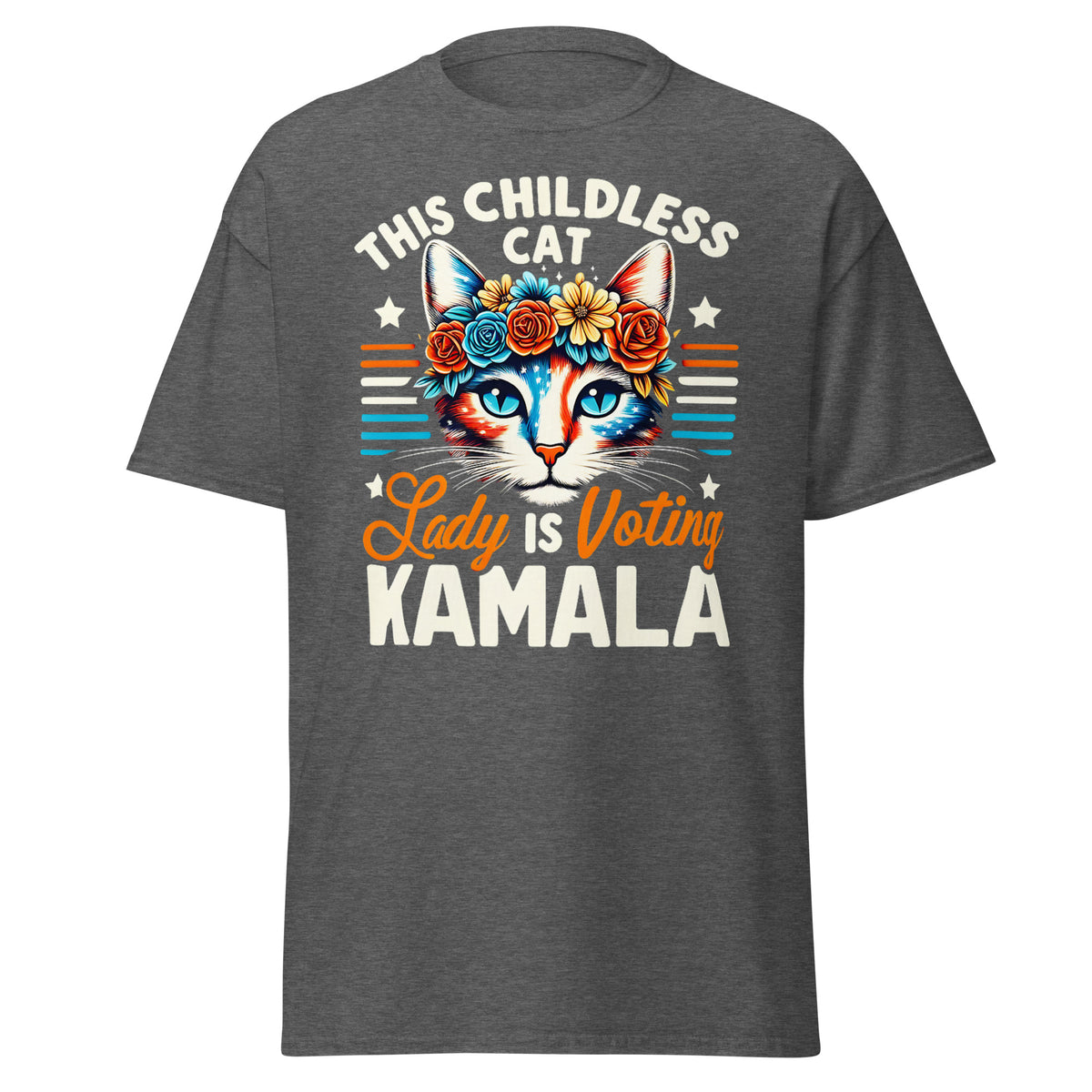 Childless Catlady Is Voting Kamala Harris Tee Kamala Tee - Kamala 2024 Shirt Kamala Rally Women's Classic T-shirt.