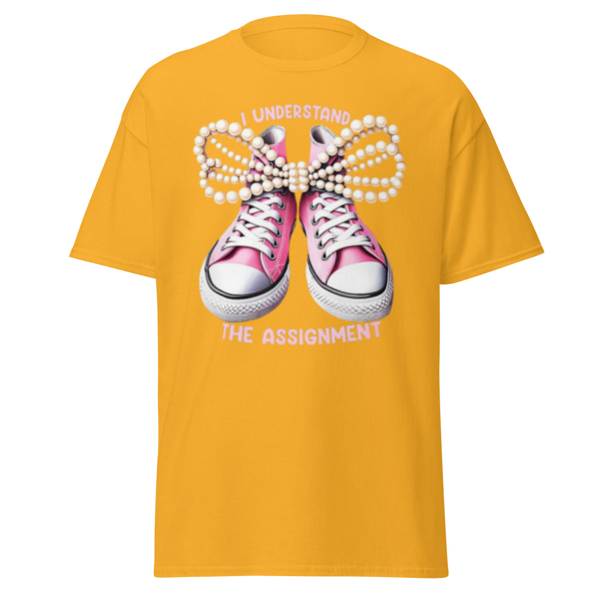 I Understand The Assignment - Chucks And Pearls Tee - Kamala Harris Shirt - Kamala Harris Shirt 2024 USA Election Tee Classic tee