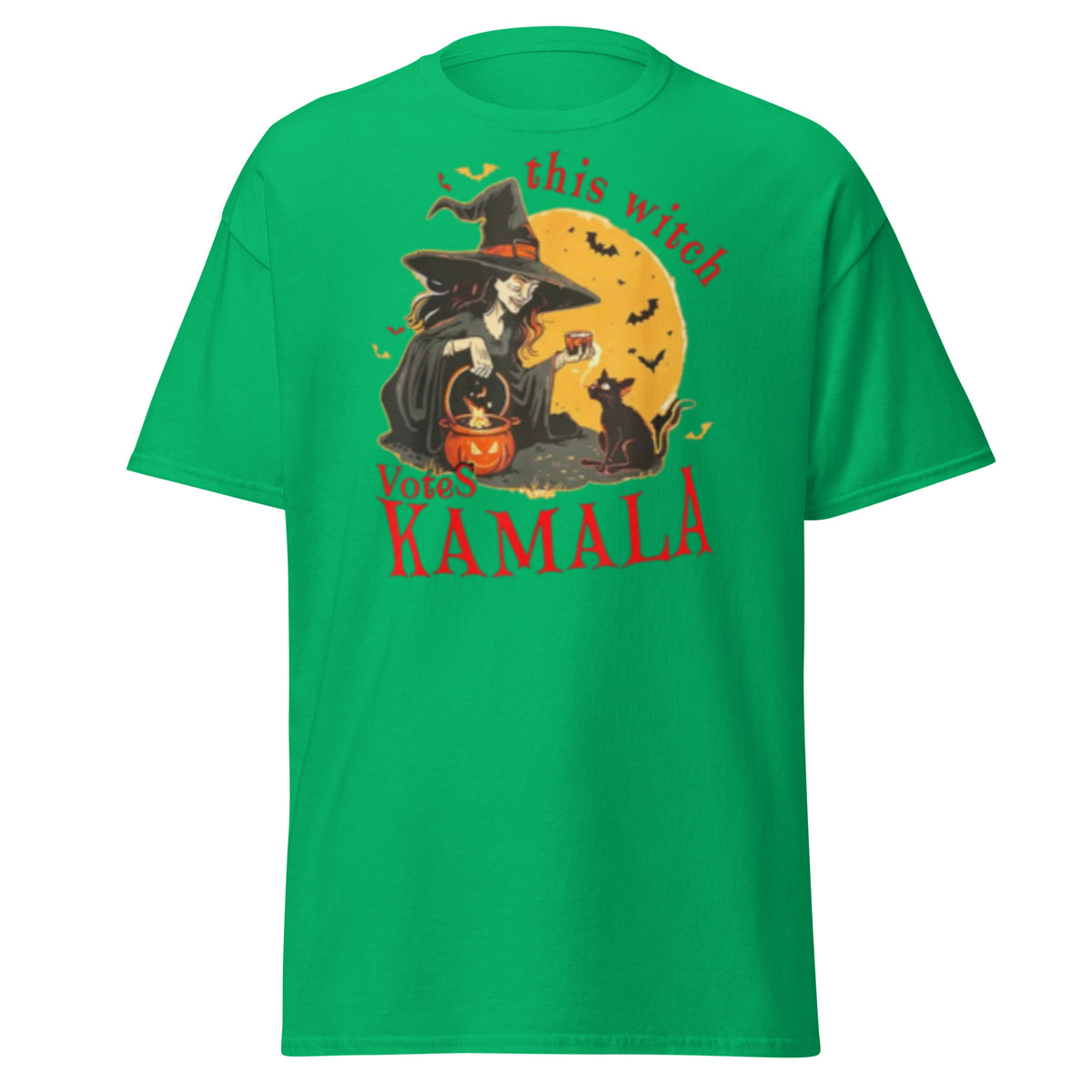 This Witch Votes Kamala Harris Tee, Kamala Harris Halloween T-shirt Classic Shirt.