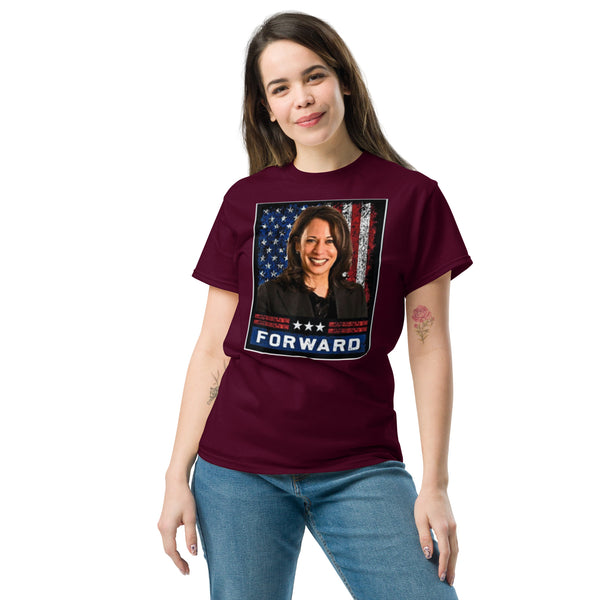 Kamala Forward With 2024 Election President T-shirt Unisex Classic Tee - Kamala Harris Shirt Forward Election 2024.