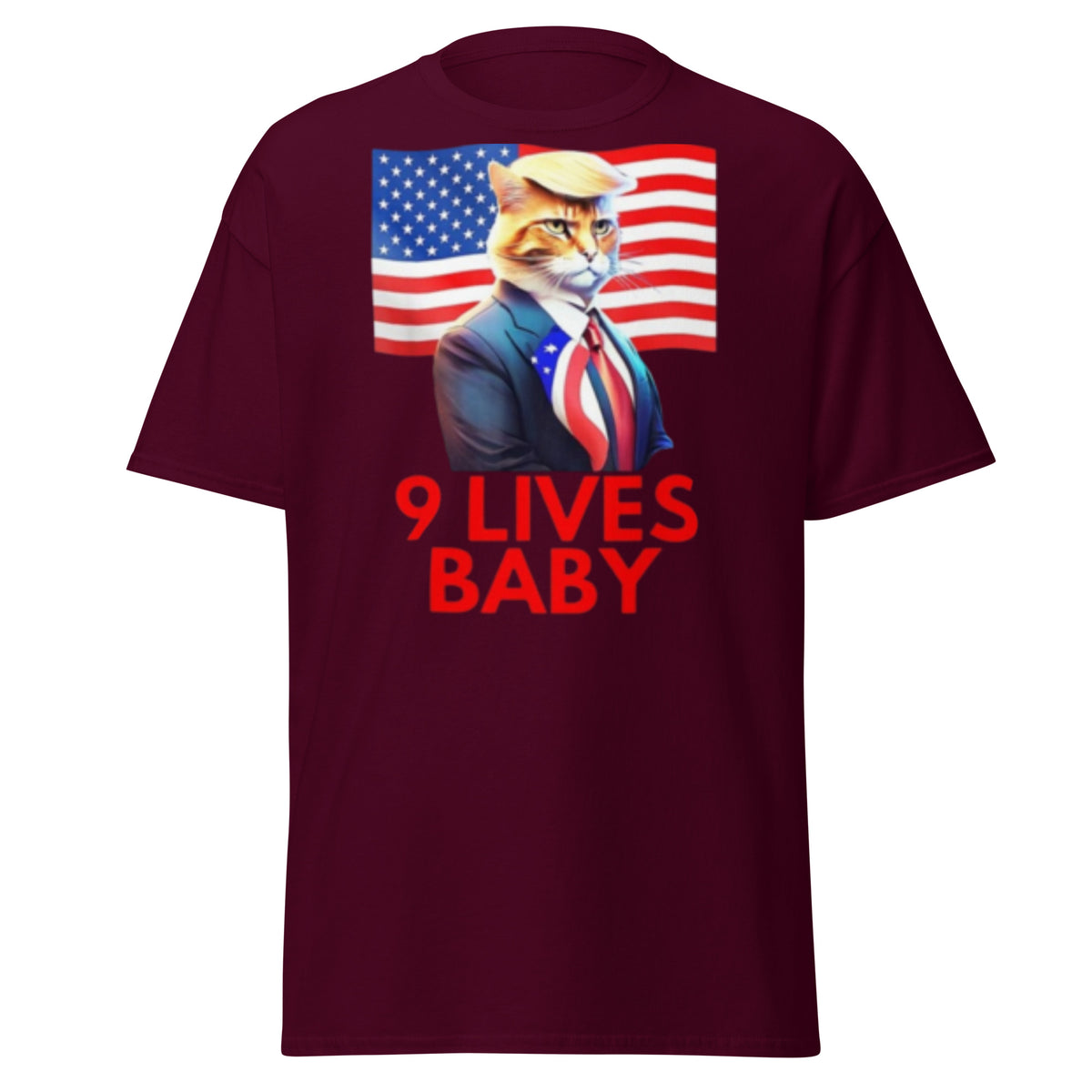 9 Lives Baby - Trump 2024 Kamala Election Tee Shirt - Trump USA Election Rally Tshirt Unisex Classic