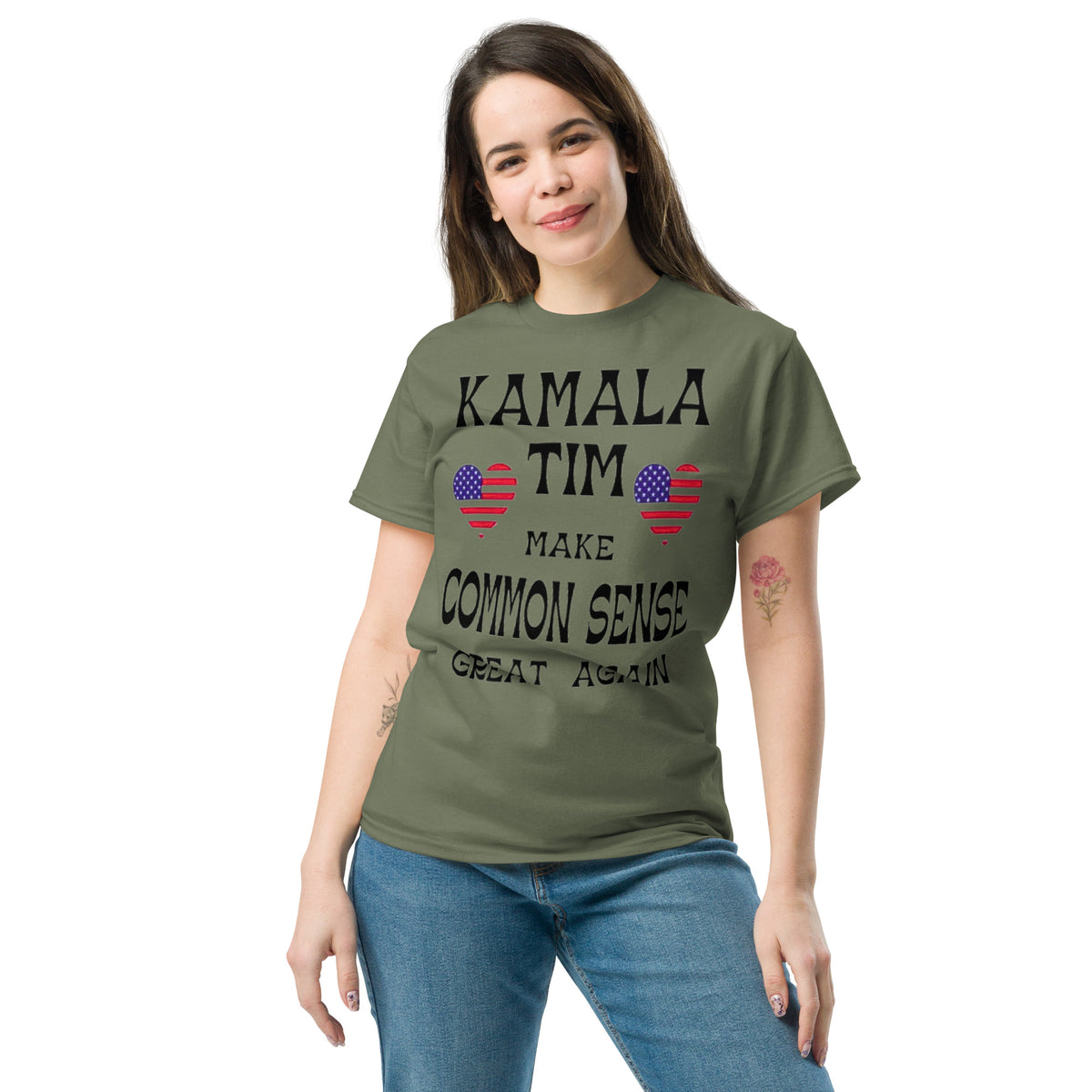 Kamala Tim Make Common Sense Great Again - Kamala Walz Tee Unisex Classic Shirt - Harris Walz Tshirt