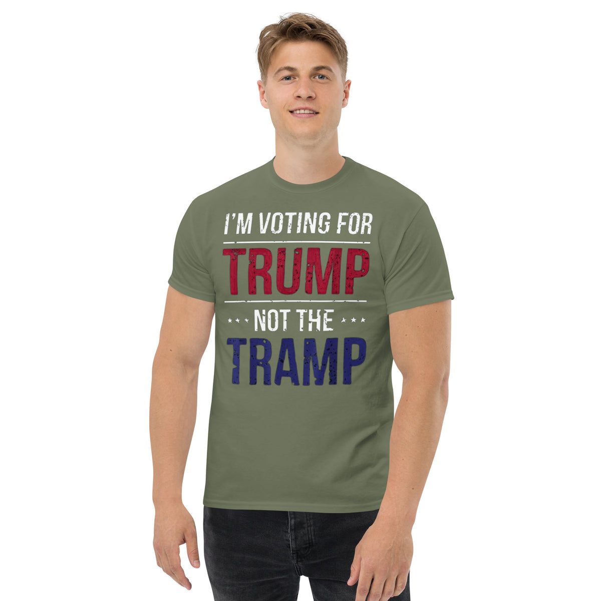 I Am Voting For Trump Not Tramp - Make America Great Again Trump Tee Shirt Unisex Classic