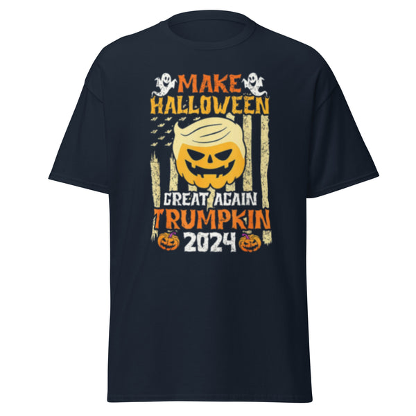 Make Halloween Great Again - Trumpkin 2024 Tee - Trump Halloween Tshirt -Unisex Classic Tee