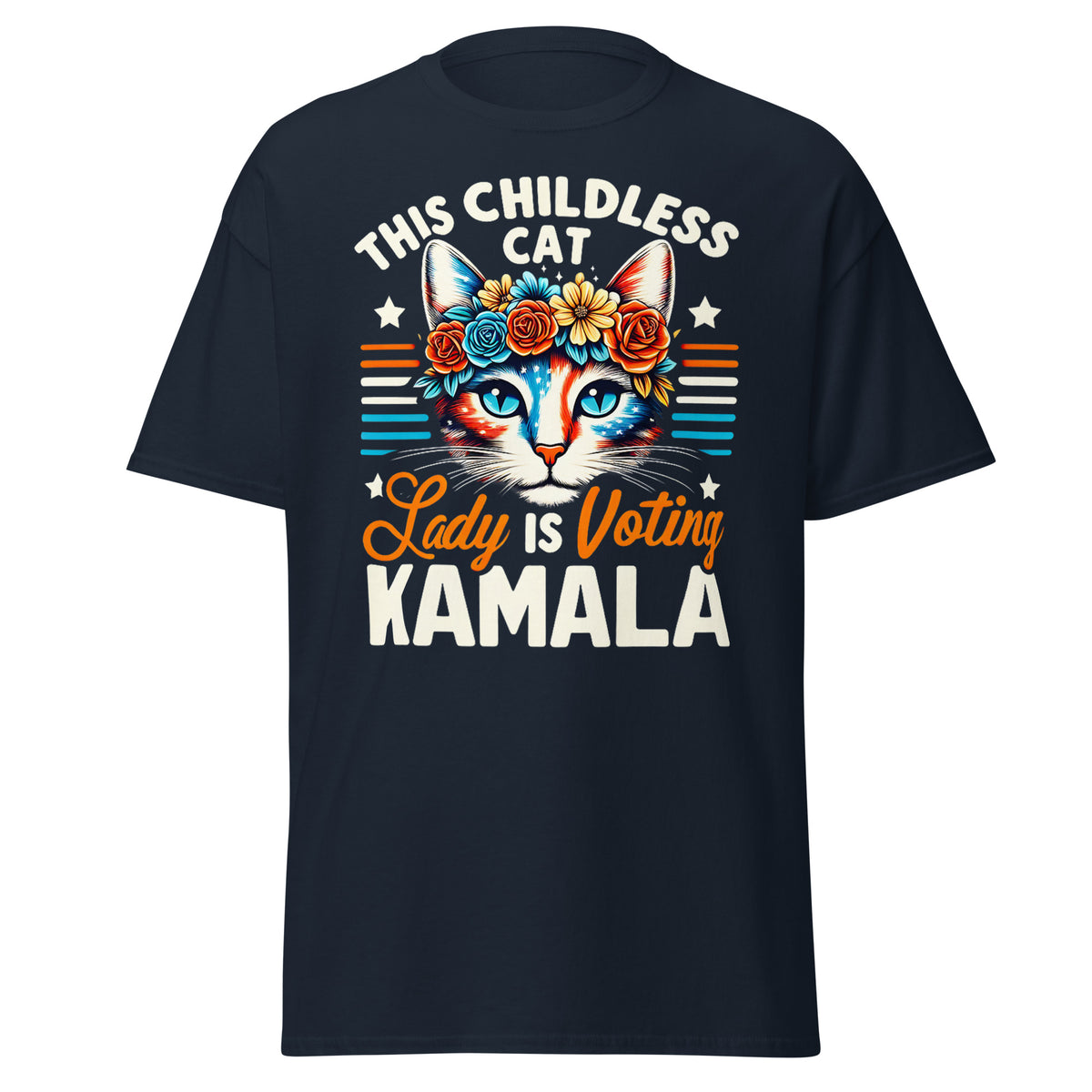 Childless Catlady Is Voting Kamala Harris Tee Kamala Tee - Kamala 2024 Shirt Kamala Rally Women's Classic T-shirt.