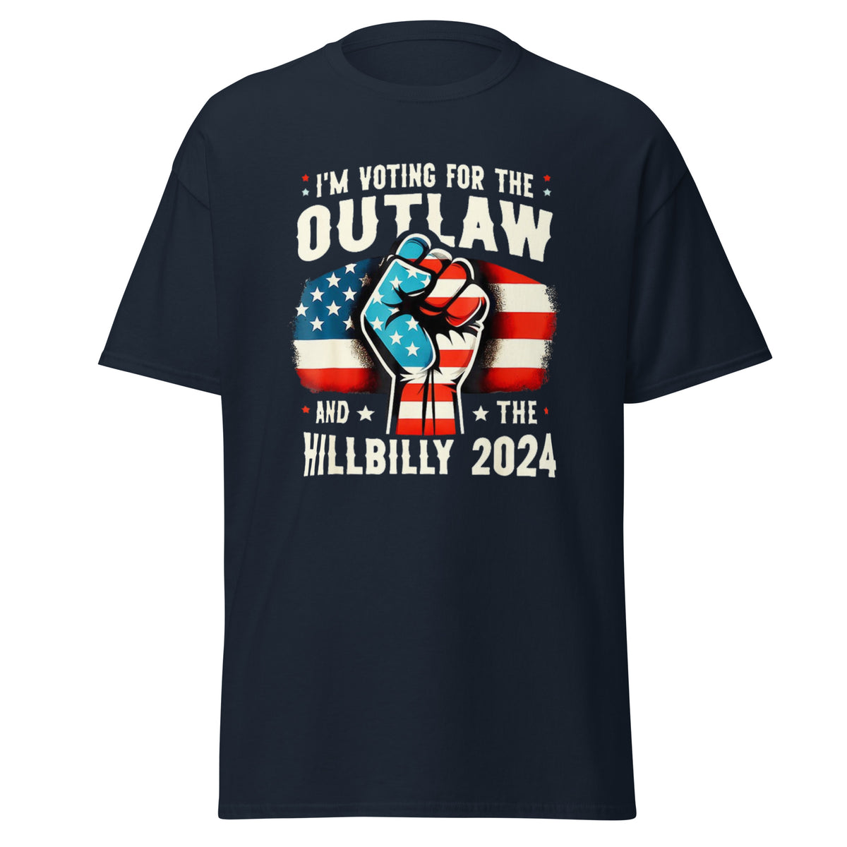 I Am Voting For Outlaw And Hillbilly 2024 - Hillbilly Tee - Kamala Harris Tee - Trump 2024 - Kamala Trump Debate Election Unisex Classic Tee