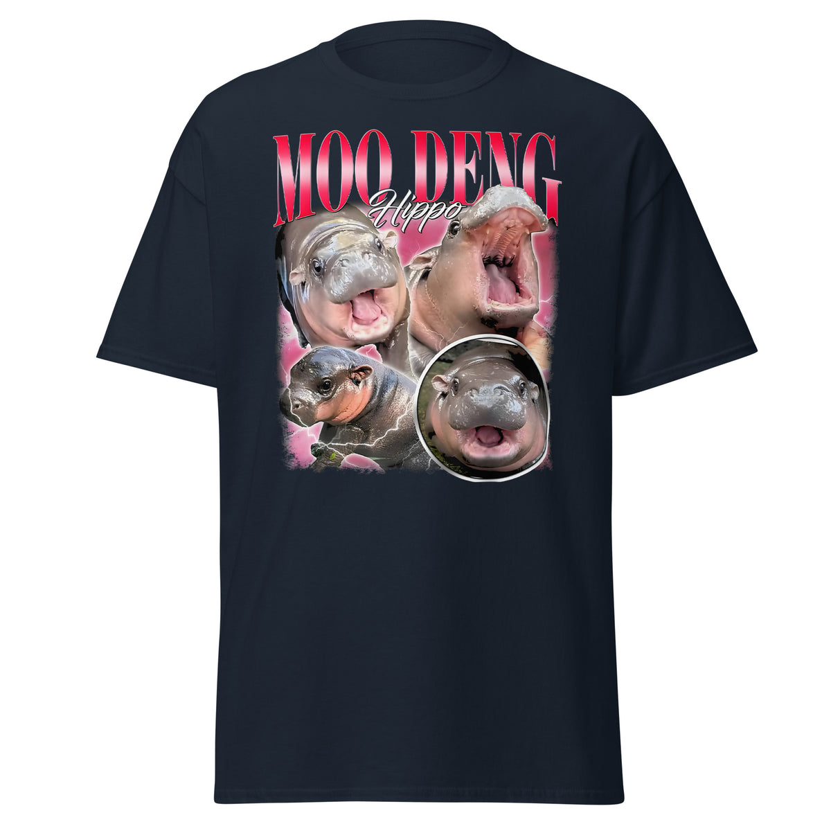 Moo Deng Tshirt - Funny Baby Hippo Moo Deng Funny Moo-deng Deng 2024 Tee Shirt Unisex Classic