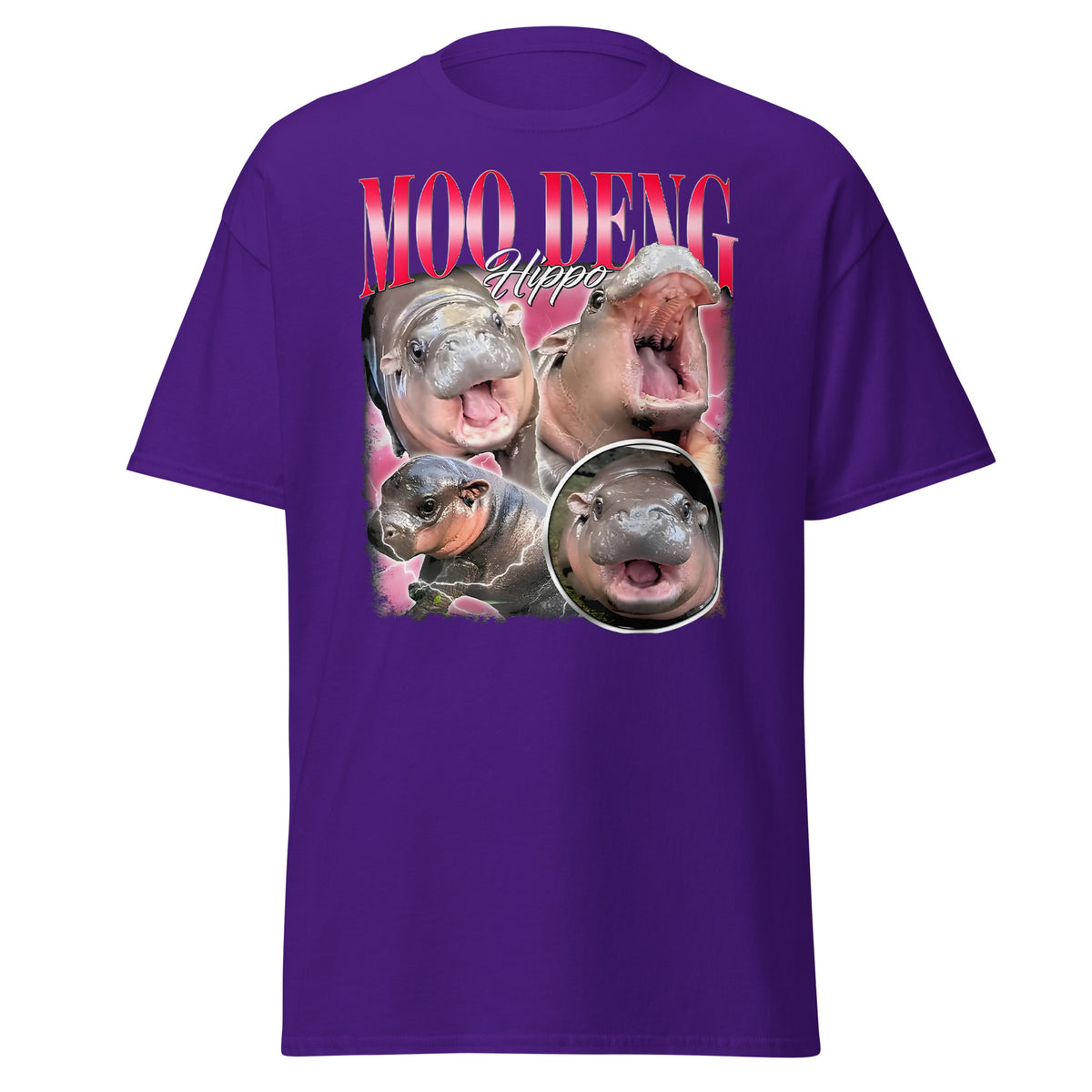 Moo Deng Tshirt - Funny Baby Hippo Moo Deng Funny Moo-deng Deng 2024 Tee Shirt Unisex Classic